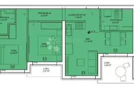 SV. PETAR NA MORU - S8 LUKSUZAN PENTHOUSE S KROVNOM TERASOM I POGLEDOM NA MORE 63,03m2, Sveti Filip I Jakov, Stan