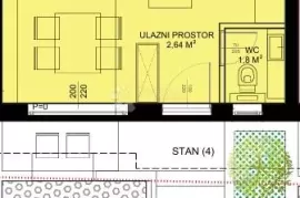 SV. PETAR NA MORU - S4 LUKSUZAN DVOETAŽNI STAN S VRTOM 74,10 m², Sveti Filip I Jakov, Apartamento