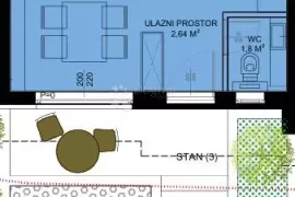 SV. PETAR NA MORU - S3 LUKSUZAN DVOETAŽNI STAN S VRTOM 76,02m2, Sveti Filip I Jakov, Διαμέρισμα