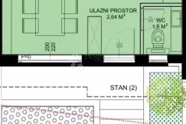 SV. PETAR NA MORU - S2 LUKSUZAN DVOETAŽNI STAN S VRTOM 76,05m2, Sveti Filip I Jakov, Daire