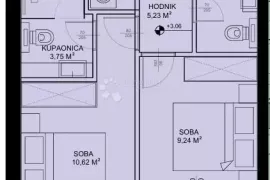 SV. PETAR NA MORU - S1 LUKSUZAN DVOETAŽNI STAN S VRTOM 79.80 m², Sveti Filip I Jakov, Appartamento