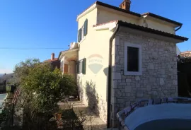 Istra, Poreč okolica - Samostojeća kuća s pogledom na more, Kaštelir-Labinci, Haus