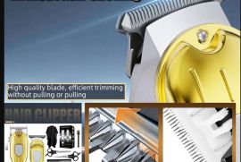 ელექტრო თმის საკრეჭი, მძლავრი, გამძლე, მეტალის საპ