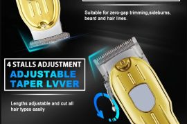 ელექტრო თმის საკრეჭი, მძლავრი, გამძლე, მეტალის საპ