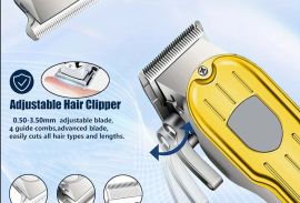 ელექტრო თმის საკრეჭი, მძლავრი, გამძლე, მეტალის საპ