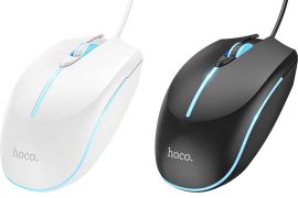 სადენიანი გეიმინგ მაუსი hoco GM37 Wonderful RGB გა