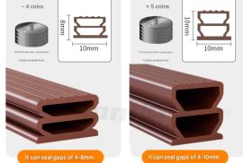 6 მეტრიანი შესასვლელი კარის ფანჯრის დალუქვის ზოლი 