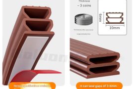 6 მეტრიანი შესასვლელი კარის ფანჯრის დალუქვის ზოლი 