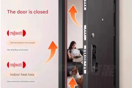 6 მეტრიანი შესასვლელი კარის ფანჯრის დალუქვის ზოლი 