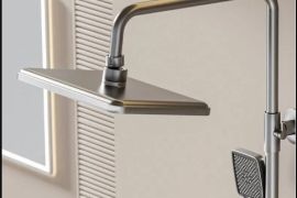 X7 ორიგინალი თერმოსტატული ციფრული ეკრანის მქონე შხ