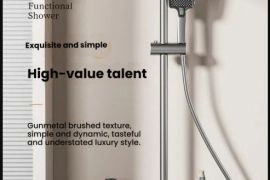 X7 ორიგინალი თერმოსტატული ციფრული ეკრანის მქონე შხ