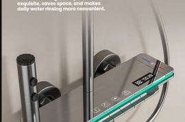 X7 ორიგინალი თერმოსტატული ციფრული ეკრანის მქონე შხ