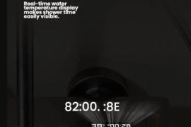 X7 ორიგინალი თერმოსტატული ციფრული ეკრანის მქონე შხ