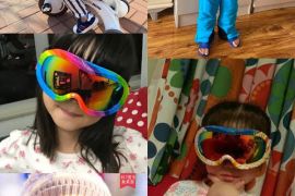 სათხილამურო სათვალე მოზრდილებისთვის,ორშრიანი ნისლი