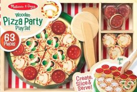 სათამაშოები 15964 ხის ყავა ყავის ჭიქა პიცა მოცარელ