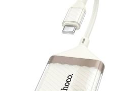 უნივერსალური ქარდრიდერი hoco UA40A Crystal Type-C 