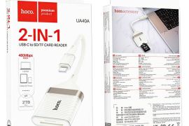 უნივერსალური ქარდრიდერი hoco UA40A Crystal Type-C 