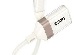 სწრაფი ადაპტერი hoco UA39A Crystal USB Type-C-დან 