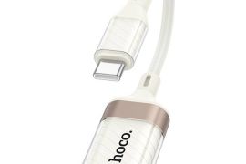 სწრაფი ადაპტერი hoco UA39A Crystal USB Type-C-დან 