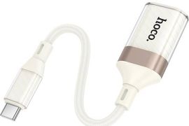 სწრაფი ადაპტერი hoco UA39A Crystal USB Type-C-დან 