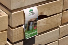 ხის ყუთი დეკორატიული 380X290X160მმ