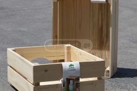 ხის ყუთი დეკორატიული 380X290X160მმ