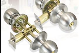 უჟანგავი ფოლადის აბაზანის კარის საკეტი, საძინებლის