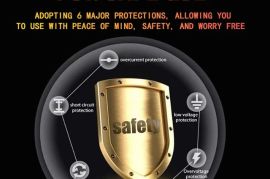 12V 4AH-20AH ავტომობილის აკუმულატორის მინი დამტენი