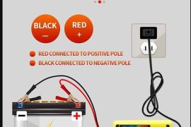 12V 4AH-20AH ავტომობილის აკუმულატორის მინი დამტენი