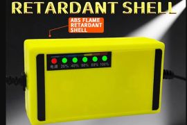 12V 4AH-20AH ავტომობილის აკუმულატორის მინი დამტენი