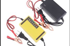 12V 4AH-20AH ავტომობილის აკუმულატორის მინი დამტენი