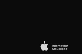 მაუსის დასაფენი Internetbar შავი ფერის Apple