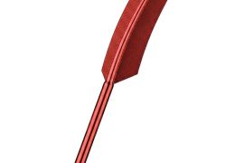 ბუმბულის ფორმით წითელი სტილუსი სენსორული ეკრანისთვ