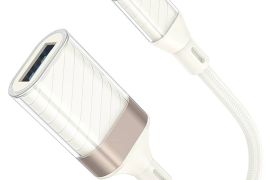 მონაცემთა გადაცემის ადაპტერი hoco UA39 Crystal Lig