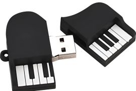 სასაჩუქრე USB ფლეშკა შავი როიალი