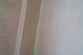 კედლების აშენება / ლესვა გაჯითა და ცემენტით