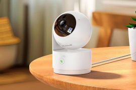 ჭკვიანი Wi-Fi ვიდეო კამერა hoco D8 3MP სახლის