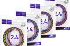 კაბელი hoco X116 Meridian USB-A - Lightning სწრაფი