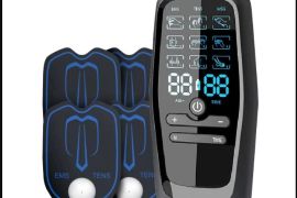 EMS Eletric  კუნთების სტიმულატორი USB ფიზიოთერაპიი