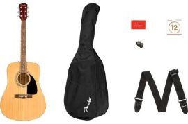 Fender FA-115 Dreadnought Natural Pack აკუსტიკური 