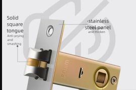 უჟანგავი ფოლადის აბაზანის კარის საკეტი საძინებლის 