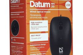 სადენიანი ოპტიკური შავი მაუსი defender Datum MM-01