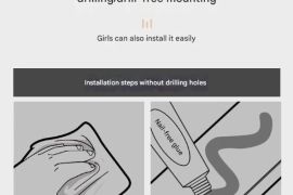 აბაზანის დასამონტაჟებელი ალუმინის თარო ტანსაცმლის,