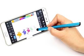 უნივერსალური სტილუსი ტელეფონის და პლანშეტის სენსორ