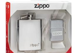 200 Zippo Design Ltr & Flask Set
