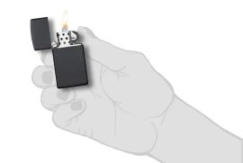 1618 - Slim Black Matte 