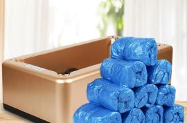 ავტომატური ფეხსაცმლის ერთჯერადი ბახილები  100 ცალი