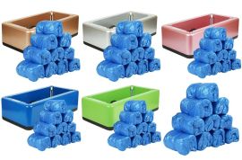 ავტომატური ფეხსაცმლის ერთჯერადი ბახილები  100 ცალი