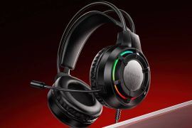 გეიმინგ ყურსასმენი BOROFONE BO112 Wave RGB განათებ