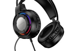 გეიმინგ ყურსასმენი BOROFONE BO112 Wave RGB განათებ